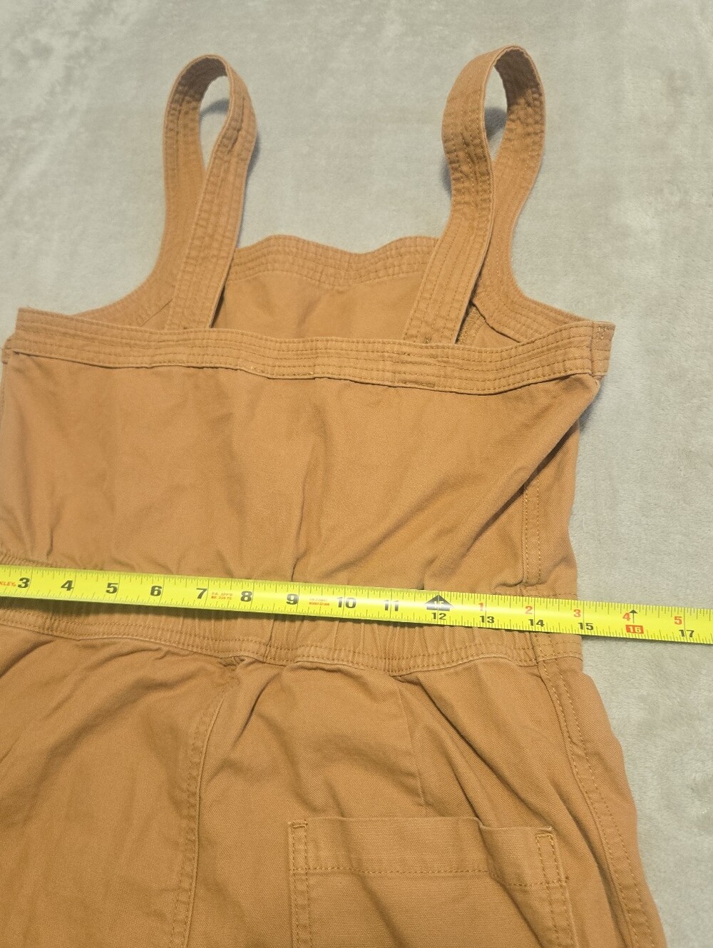 Gap Apron Jumpsuit Button Side Womens Size 4T (30x29) Ruffled Back - Picture 7 of 9